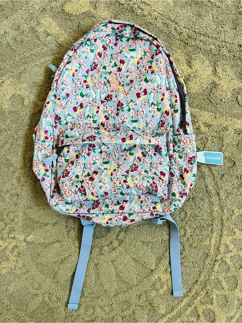 NWT❤️Polo Ralph Lauren Parisian Bear Print large Backpack